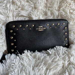 COACH Black Leather Wallet